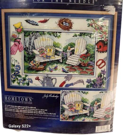 Hometown Counted Cross Stitch Kit 11" X 16" By Designs For The Needle Includes N - Picture 5 of 7